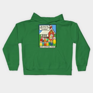 The Right to be Safe at School Kids Hoodie